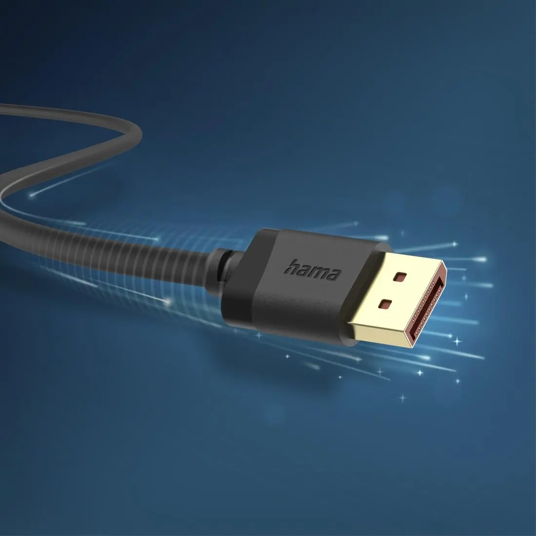 HAMA Кабел DisplayPort, DP 2.1, Ultra-HD 8K, 40 Gbit/s, 2 м - image 5