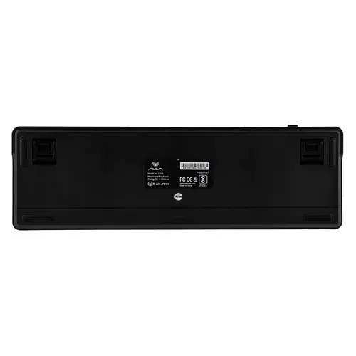 Aula геймърска механична клавиатура Wireless Gaming Mechanical Keyboard F108 - Volcanic Switch [Linear] (English US), Black, Gray - image 1