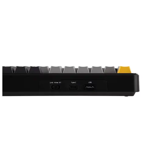 Aula геймърска механична клавиатура Wireless Gaming Mechanical Keyboard F108 - Volcanic Switch [Linear] (English US), Black, Gray - image 6