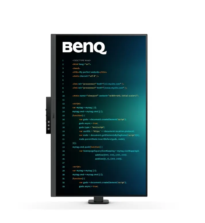 Монитор, BenQ RD320UA 32" IPS, 3:2, 3840x2160, 95% P3 wide color, HDR 400, 1.07 billions color, HDMI2.0, DP1.4 x1, USB-C 90W x1, built-in speakers 2Wx2, Ergo Stand - image 12