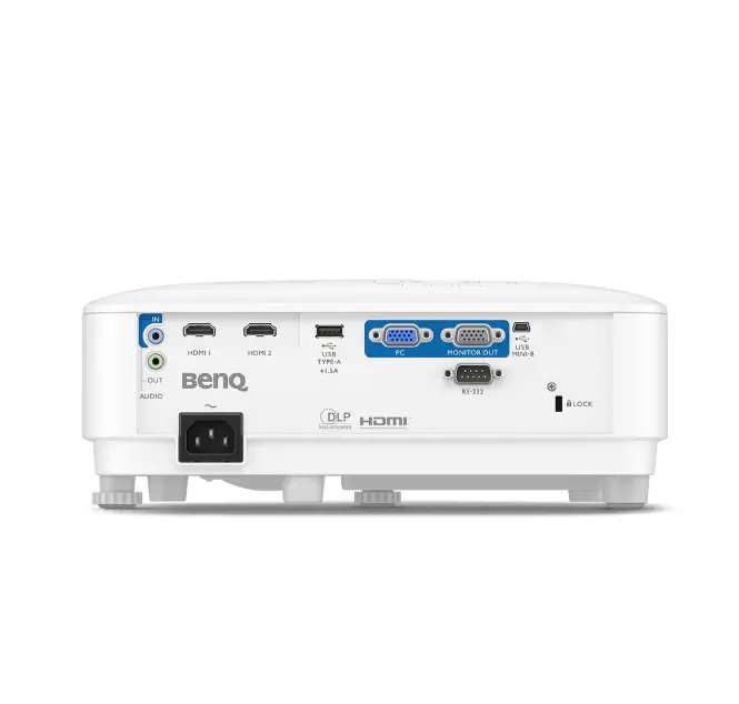 Мултимедиен проектор, BenQ MW561 Business Projector, WXGA (1280x800), 20,000:1, 4000 ANSI lumens, Precision Glass, 1.1x, 3D, Auto Vertical Keystone, Anti-Dust Sensor, HDMI x2, VGA, VGA out, USB-A, 20W Speaker, Audio in/out, Lamp Life up to 15,000 hrs, 2.3kg, White - image 5