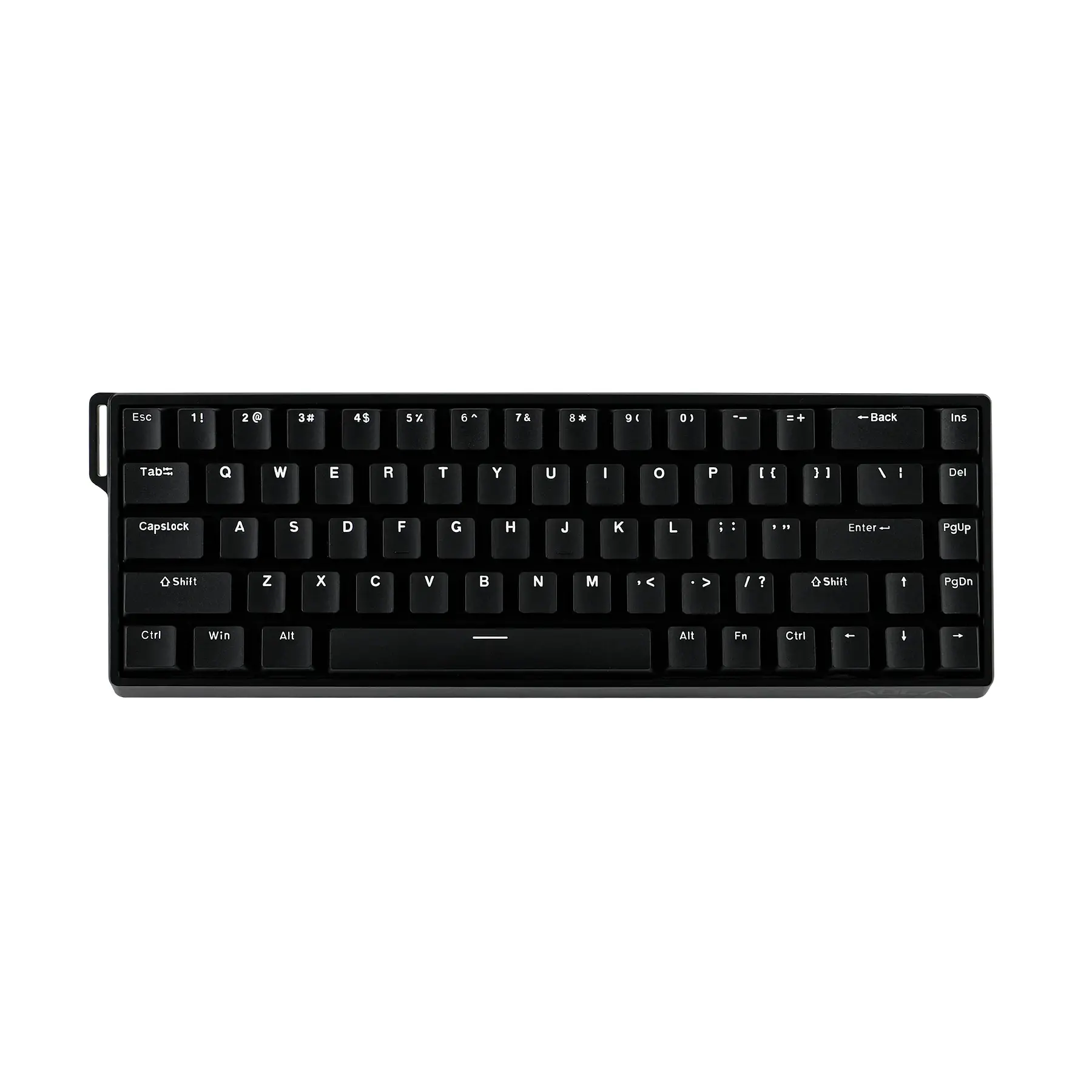 Aula геймърска механична клавиатура Gaming Mechanical Keyboard WIN68 HE 8K  - Greywood Magnetic Switch [Linear] (English US), Black - image 1