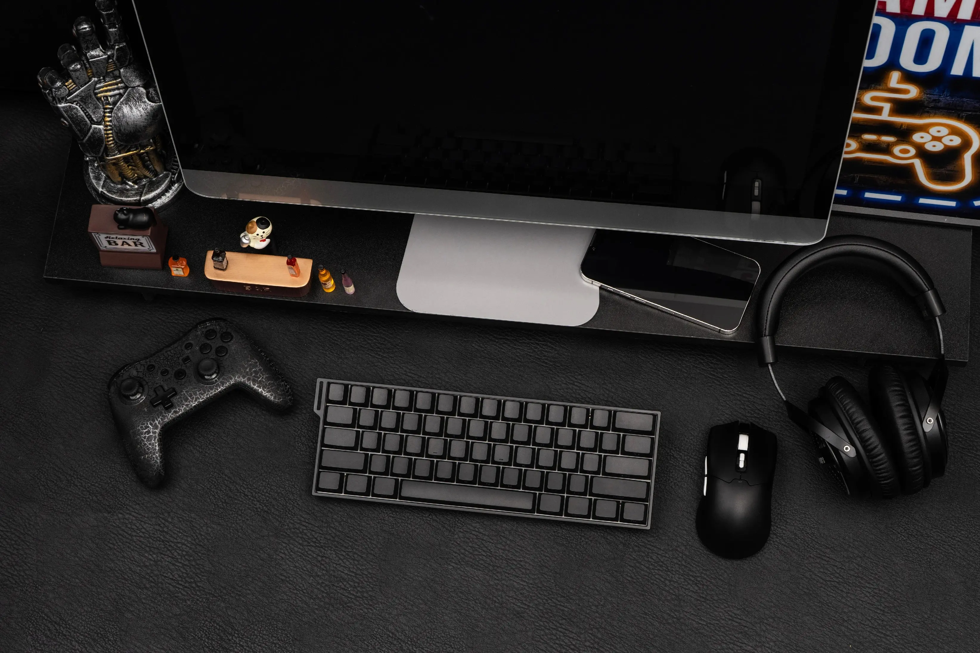 Aula геймърска механична клавиатура Wireless Gaming Mechanical Keyboard MINI 60 HE PRO 8K  - Stormrise Magnetic Switch [Linear] (English US), Black - image 15