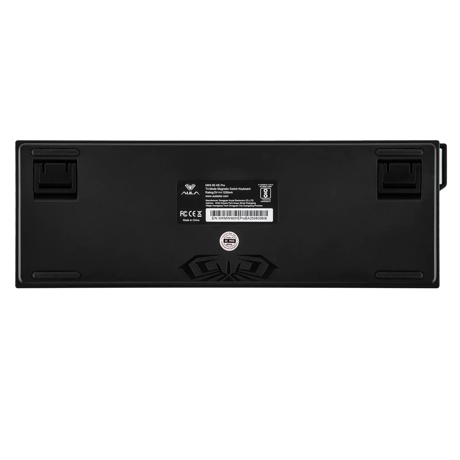 Aula геймърска механична клавиатура Wireless Gaming Mechanical Keyboard MINI 60 HE PRO 8K  - Stormrise Magnetic Switch [Linear] (English US), Black - image 7
