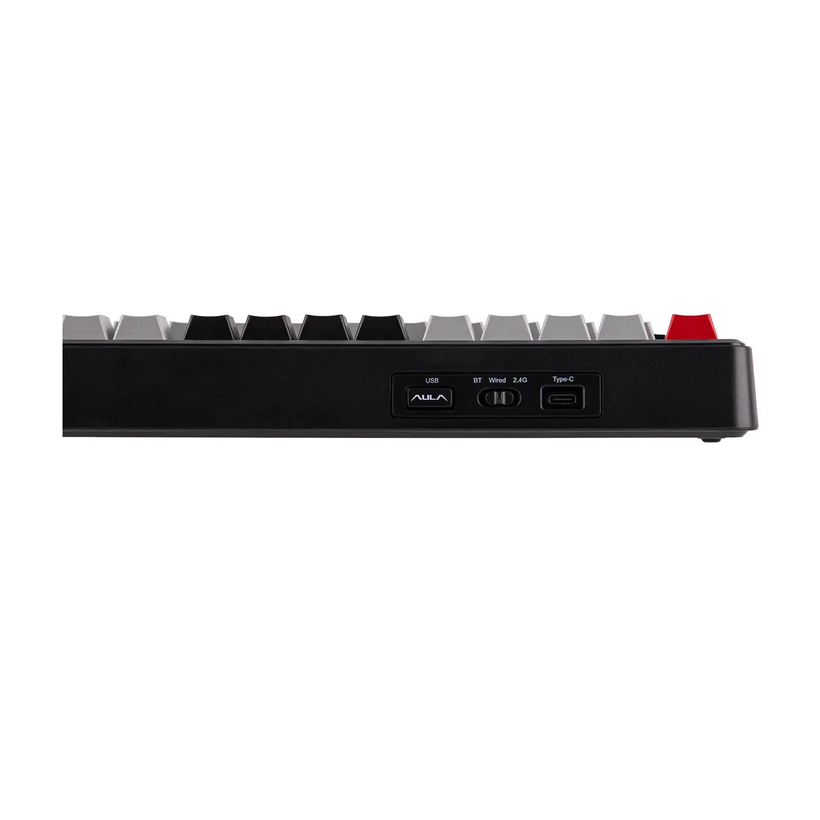 Aula геймърска механична клавиатура Wireless Gaming Mechanical Keyboard F75 MAX - Reaper Switch [Linear] (English US), Black, Red - image 10