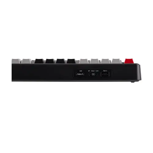 Aula геймърска механична клавиатура Wireless Gaming Mechanical Keyboard F75 MAX - Reaper Switch [Linear] (English US), Black, Red - image 10