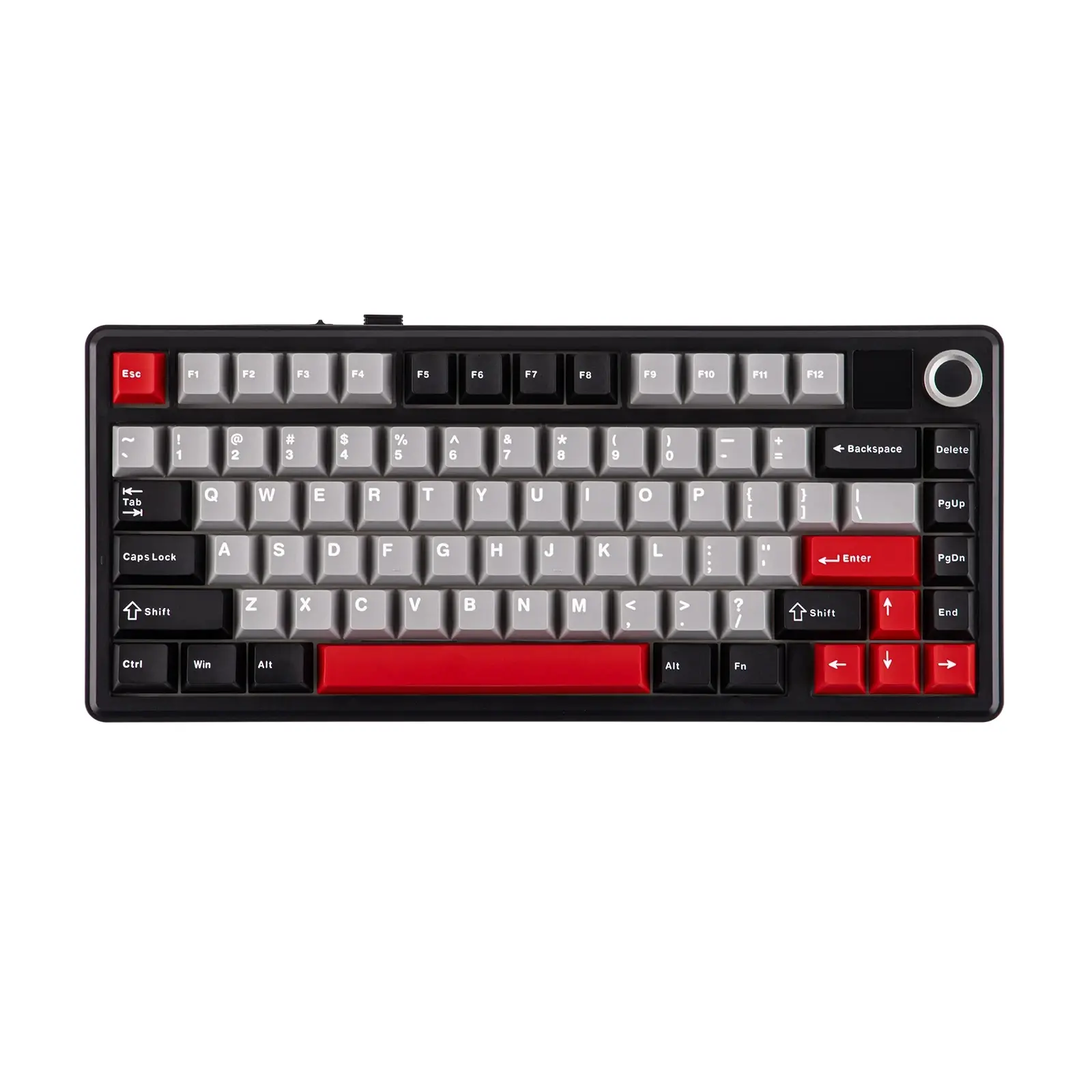 Aula геймърска механична клавиатура Wireless Gaming Mechanical Keyboard F75 MAX - Reaper Switch [Linear] (English US), Black, Red - image 2