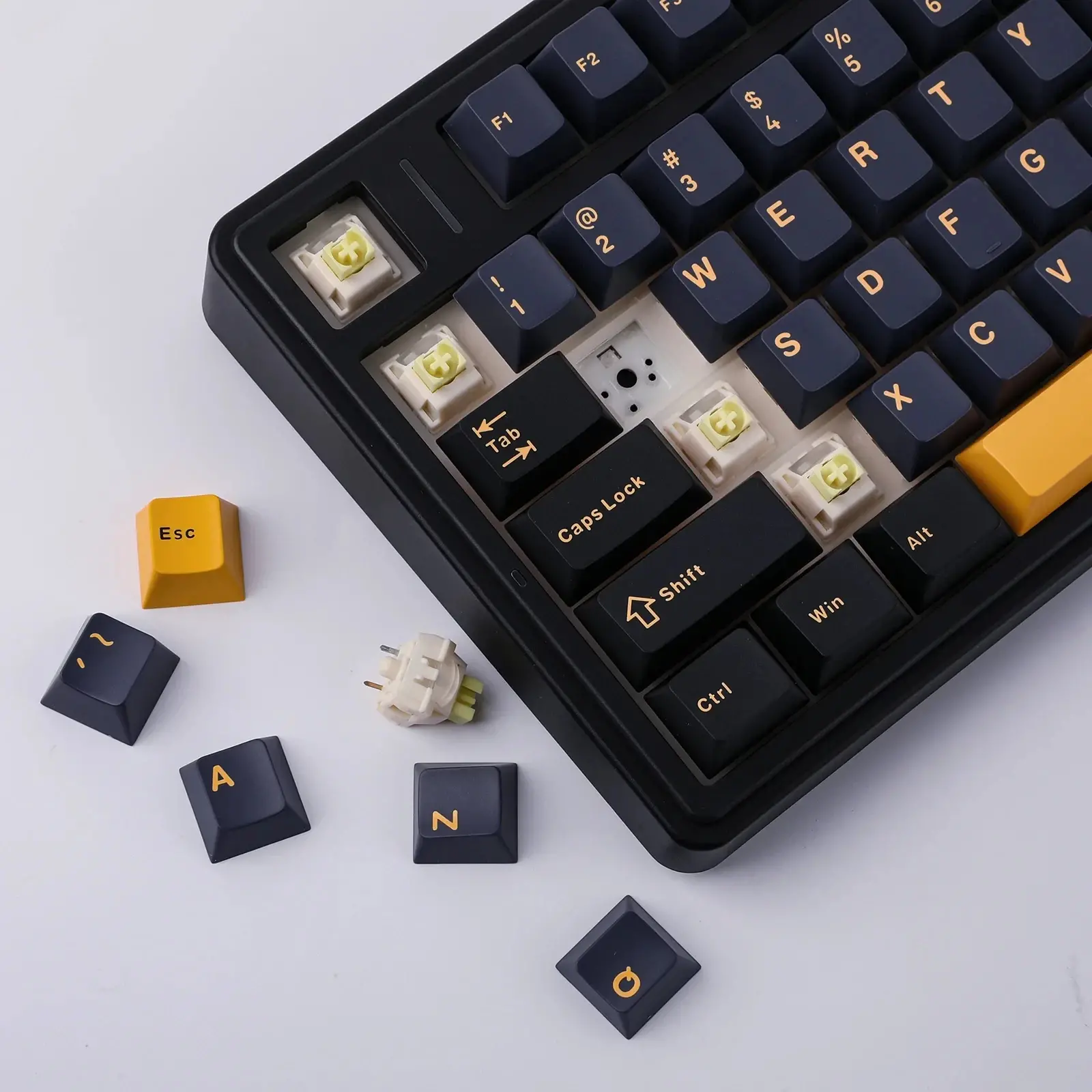 Aula tastatură mecanică de gaming Wireless Gaming Mechanical Keyboard F75 Thunder Black - Reaper Switch [Linear] (English US) - image 11