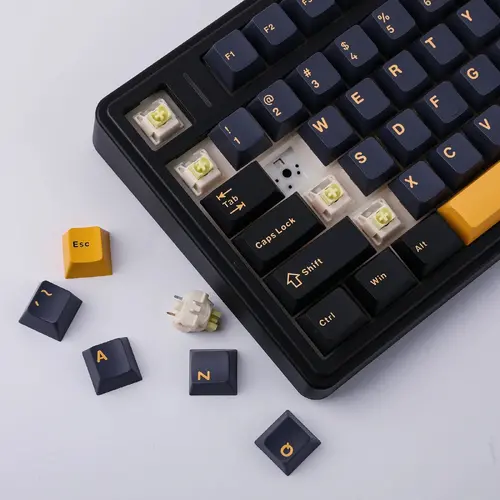 Aula геймърска механична клавиатура Wireless Gaming Mechanical Keyboard F75 Thunder Black - Reaper Switch [Linear] (English US) - image 11
