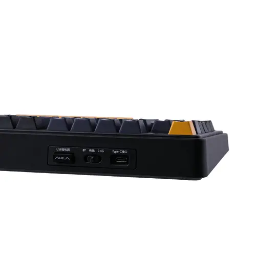 Aula геймърска механична клавиатура Wireless Gaming Mechanical Keyboard F75 Thunder Black - Reaper Switch [Linear] (English US) - image 6