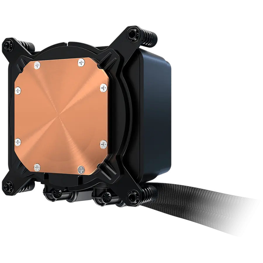 Asrock Challenger 240 Digital, AiO liquid cooler, ARGB, Digital display, 240 mm radiator, AM5, AM4, LGA1851, LGA1700, 90-ACLA36-BAAGA6, Black, 6Y - image 10