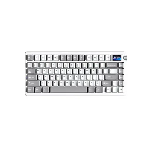 Aula геймърска механична клавиатура Wireless Gaming Mechanical Keyboard NOVA 75 - Star Vector Switch [Linear] (English US), White