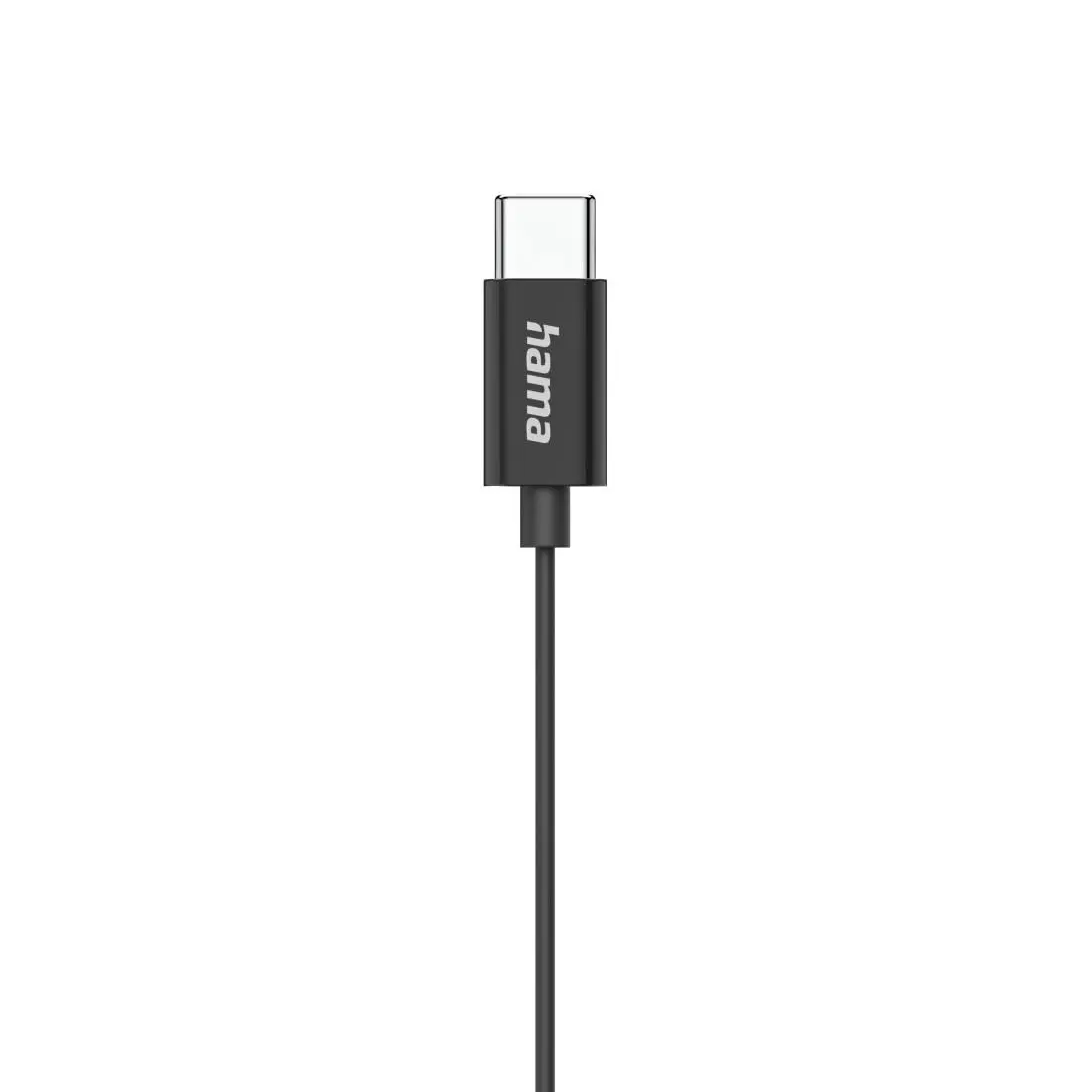 HAMA Слушалки "Classy", USB-C, накрайници, микрофон, защита от прегъване на кабела, черни - image 3