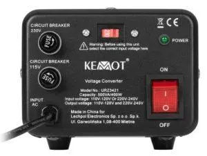 KEMOT волтов конвертор  220V / 110V   110V / 220V  Up / Down  500VA  400W AC/AC URZ3421 - image 1