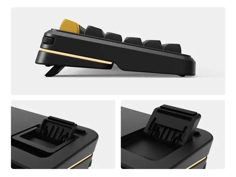 MCHOSE геймърска механична клавиатура Wireless Gaming Mechanical Keyboard MC-K99 V3 - Icy Creamsicle Switch [Linear] (English US), Glacier Gradient - image 11