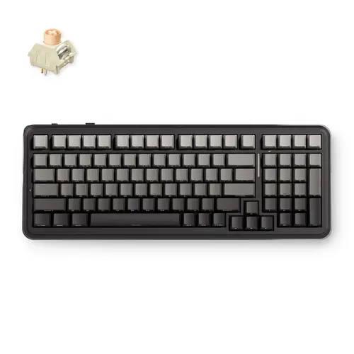 MCHOSE геймърска механична клавиатура Wireless Gaming Mechanical Keyboard MC-K99 V3 - Icy Creamsicle Switch [Linear] (English US), Glacier Gradient - image 1