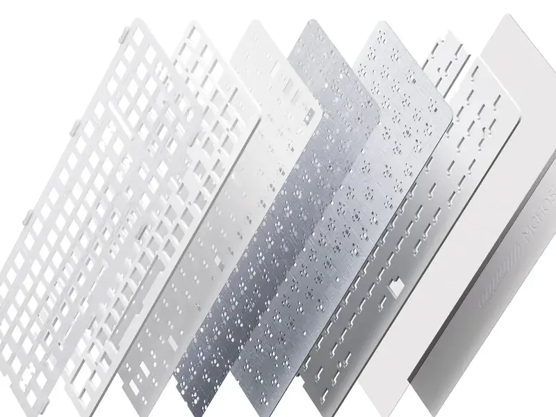 MCHOSE геймърска механична клавиатура Wireless Gaming Mechanical Keyboard MC-K99 V3 - Icy Creamsicle Switch [Linear] (English US), Glacier Gradient - image 3