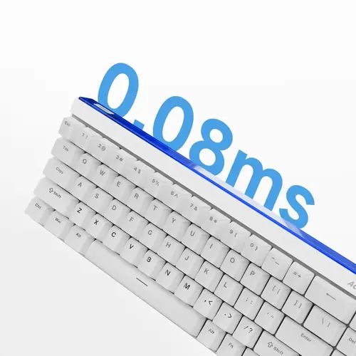 MCHOSE геймърска механична клавиатура Gaming Mechanical Keyboard Ace 68 Air - 8K, Mount Tai Magnetic Switch GT [Tactile] (English US), White - image 2