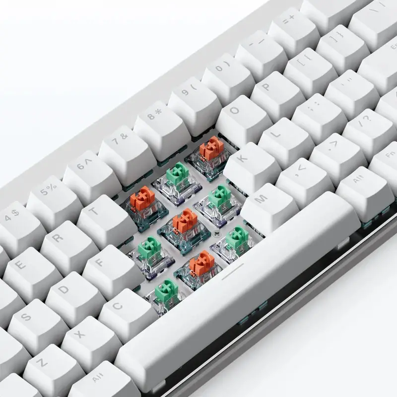 MCHOSE геймърска механична клавиатура Gaming Mechanical Keyboard Ace 68 Air - 8K, Mount Tai Magnetic Switch GT [Tactile] (English US), Black - image 4