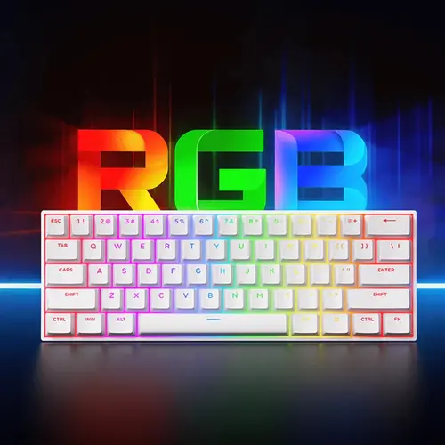 MCHOSE геймърска механична клавиатура Gaming Mechanical Keyboard Ace 60 Pro - 8K, TTC Uranus Magnetic Switch - Standard [Linear] (English US), Black - image 8
