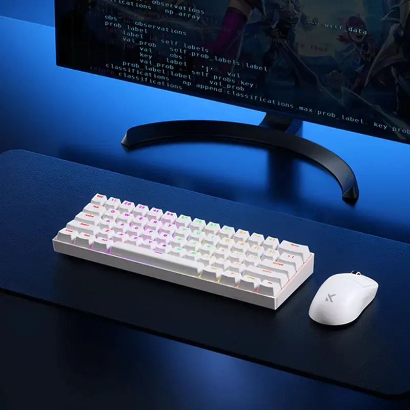 MCHOSE геймърска механична клавиатура Gaming Mechanical Keyboard Ace 60 Pro - 8K, KTEK Magnetic Switch [Linear] (English US), Black - image 8