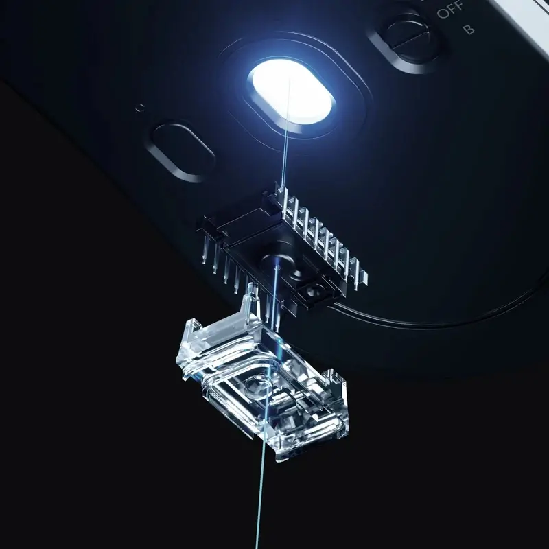 MCHOSE mouse profesional de gaming L7 Ultra Plus White - Wireless Gaming Mouse - Dual 8K, Kailh Optical - image 9