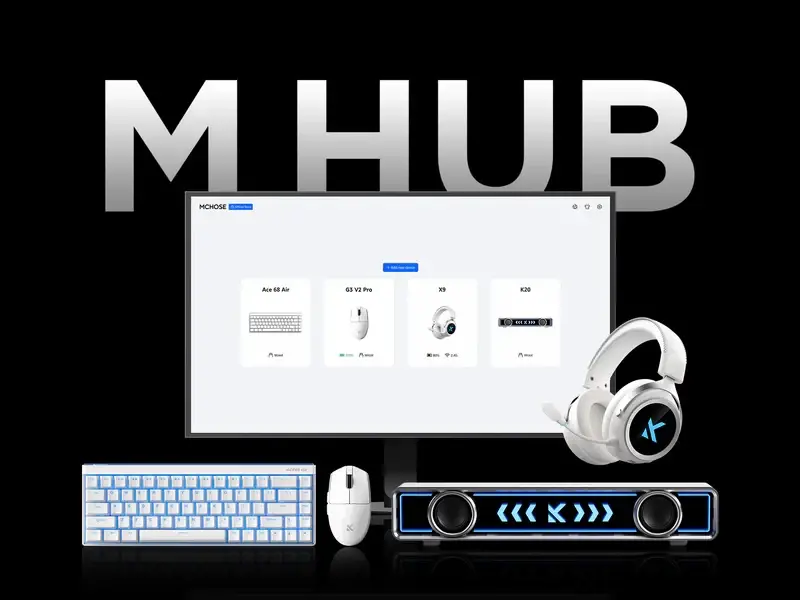 MCHOSE професионална геймърска мишка G3 V2 White - Wireless Gaming Mouse - 1K, Omron Mechanical - image 6
