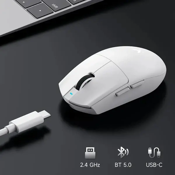MCHOSE професионална геймърска мишка G3 V2 White - Wireless Gaming Mouse - 1K, Omron Mechanical - image 8