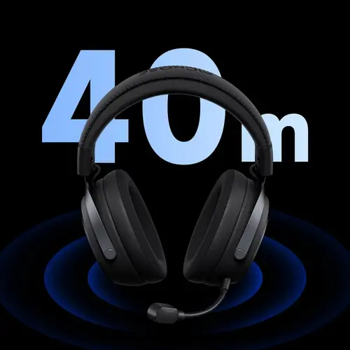 MCHOSE безжични геймърски слушалки Wireless Gaming Headphones - X9 White - Bluetooth , 2.4G - image 9
