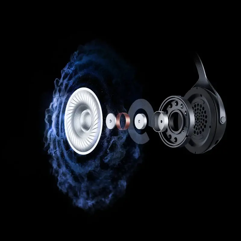 MCHOSE безжични геймърски слушалки Wireless Gaming Headphones - X9 Black - Bluetooth , 2.4G - image 6