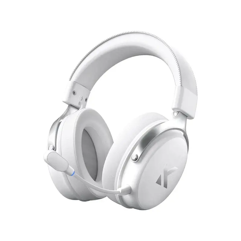 MCHOSE безжични геймърски слушалки Wireless Gaming Headphones - V9 Pro Icy White - Bluetooth , 2.4G