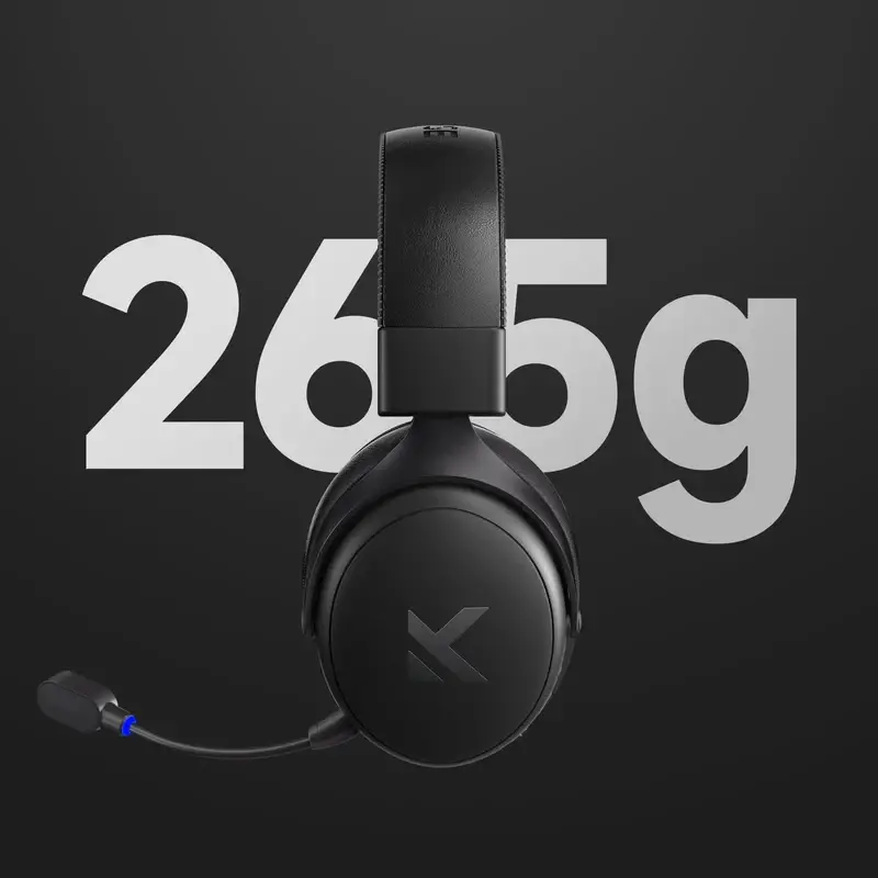 MCHOSE безжични геймърски слушалки Wireless Gaming Headphones - V9 Pro Icy White - Bluetooth , 2.4G - image 11