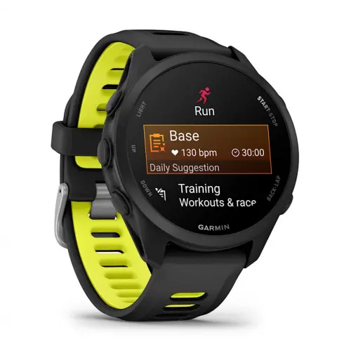 Garmin Forerunner® 170 - Black с Black/Amp Yellow каишка 010-03920-00 - image 2