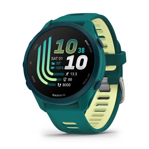 Garmin Forerunner® 170 - Music - Teal Green с Teal Green/Citron каишка 010-03920-12