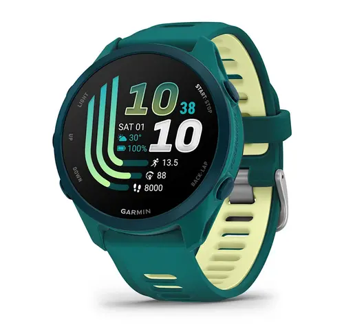 Garmin Forerunner® 170 - Music - Teal Green с Teal Green/Citron каишка 010-03920-12 Garmin Forerunner® 170 - Music - Teal Green с Teal Green/Citron каишка 010-03920-12