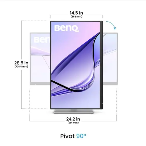 Монитор за MacBook BenQ MA270S, 27” IPS, 5K 5120x2880, 99% sRGB; 99% P3, USB-C, HDMI 2.1, Speaker 3Wx2 - image 3