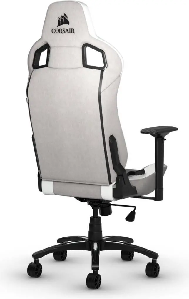 Геймърски стол Corsair T3 RUSH - Fabric Grey/White - image 2
