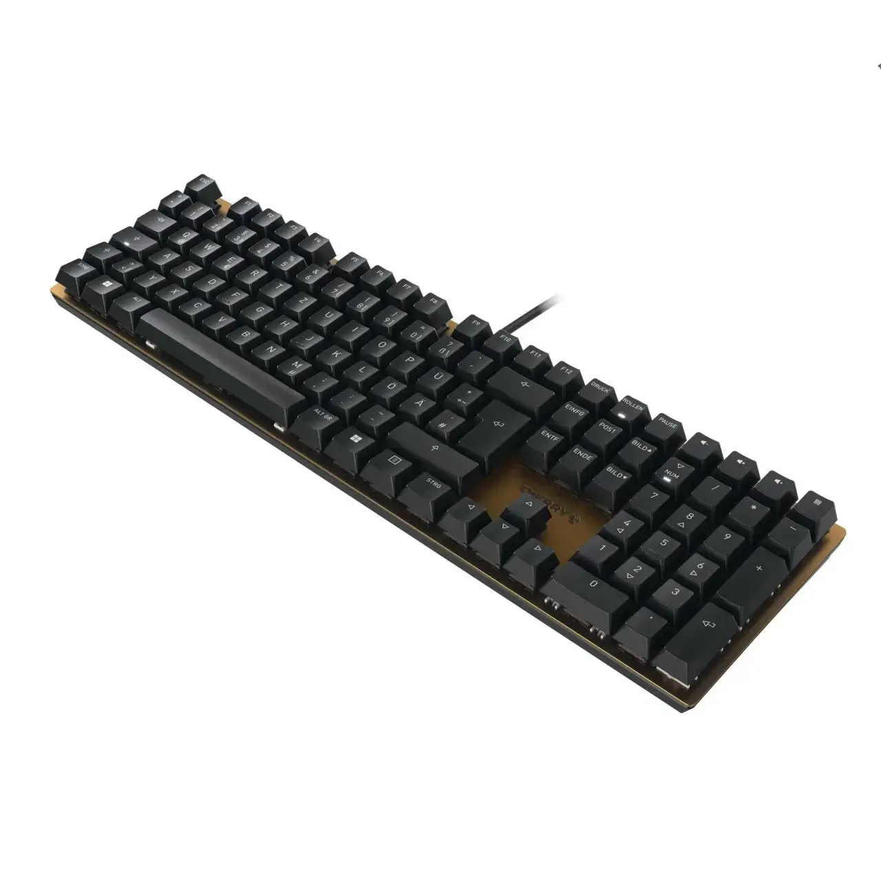 Механична клавиатура CHERRY KC 200MX Brown, Тънка, Черна - image 1