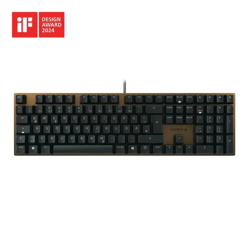 Механична клавиатура CHERRY KC 200MX Brown, Тънка, Черна Механична клавиатура CHERRY KC 200MX Brown, Тънка, Черна