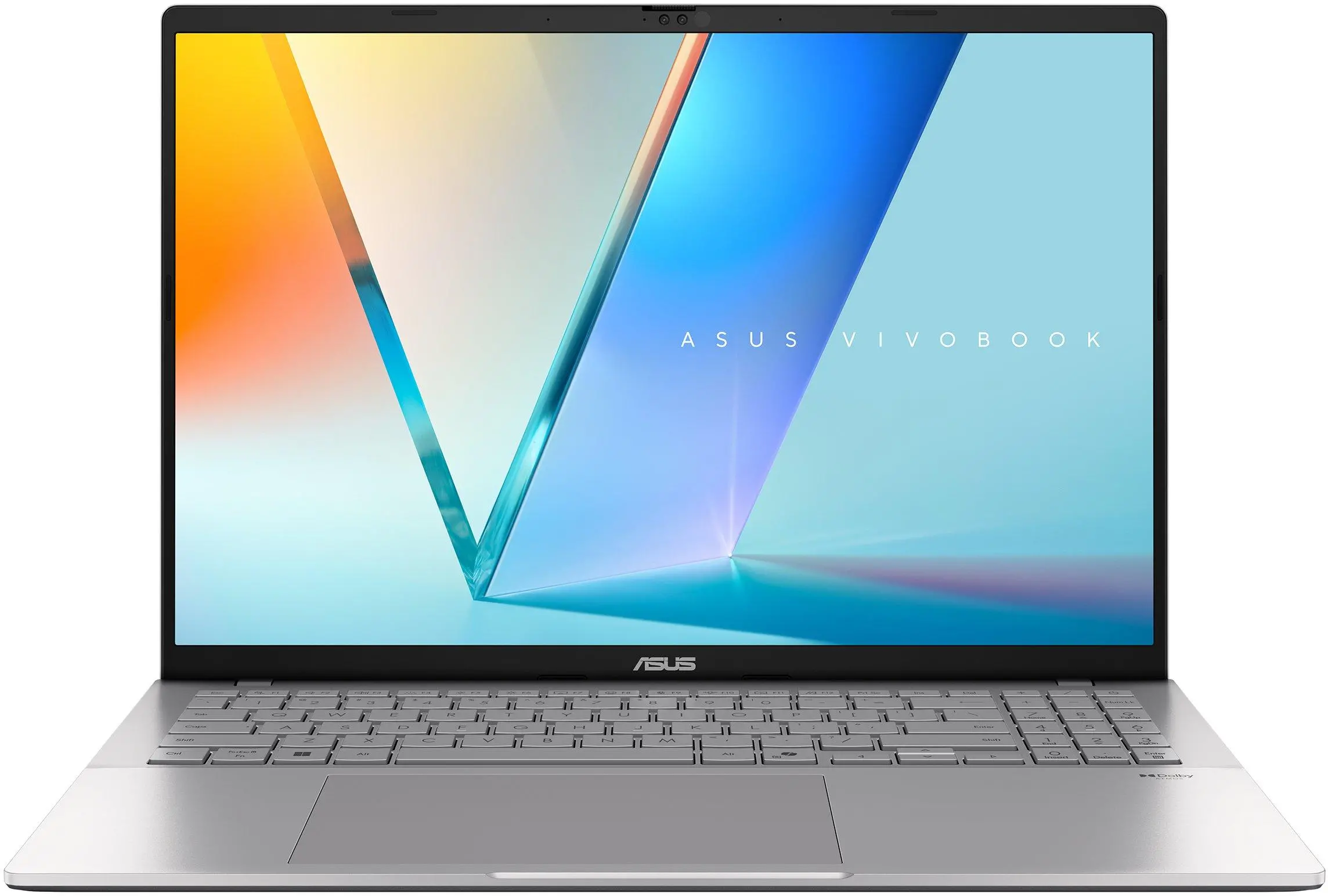 Лаптоп, Asus Vivobook S S3607CA-RP037NA, Intel Ultra 7 255H 2.0 GHz (24MB Cache, up to 5.1 GHz, 16 cores, 16 Threads), 16.00" OLED WUXGA(WU) 1920X1200 16:10,144 Hz, LPDDR5  16GB  ( on BD),1TB SSD G4,Backlit Kbd, No OS, Cool Silver+Backpack, no adapter - image 1