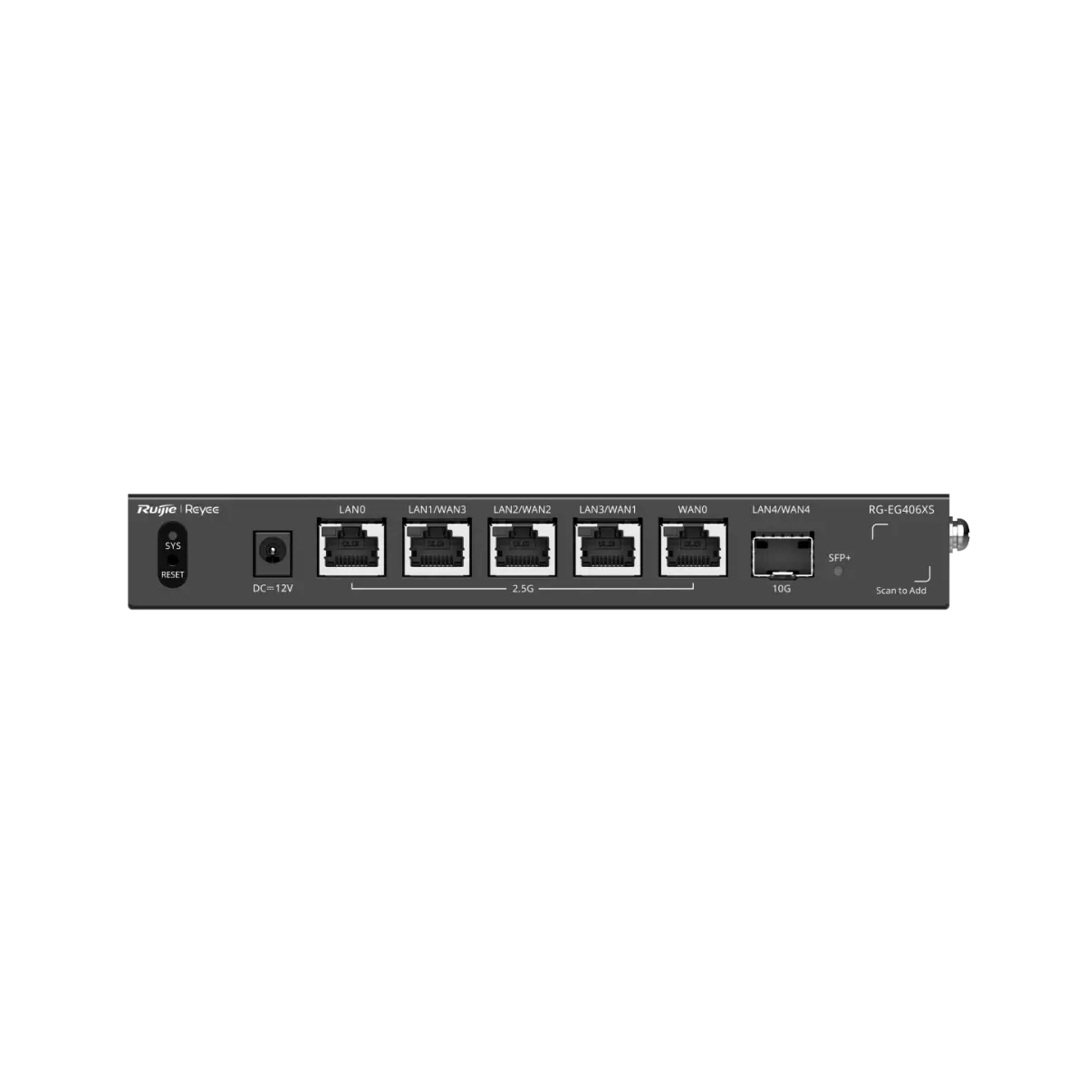 Рутер Ruijie RG-EG406XS, 5x2.5G, 400 клиента,Cloud Managed, 1x10G SFP+,5xWAN - image 1