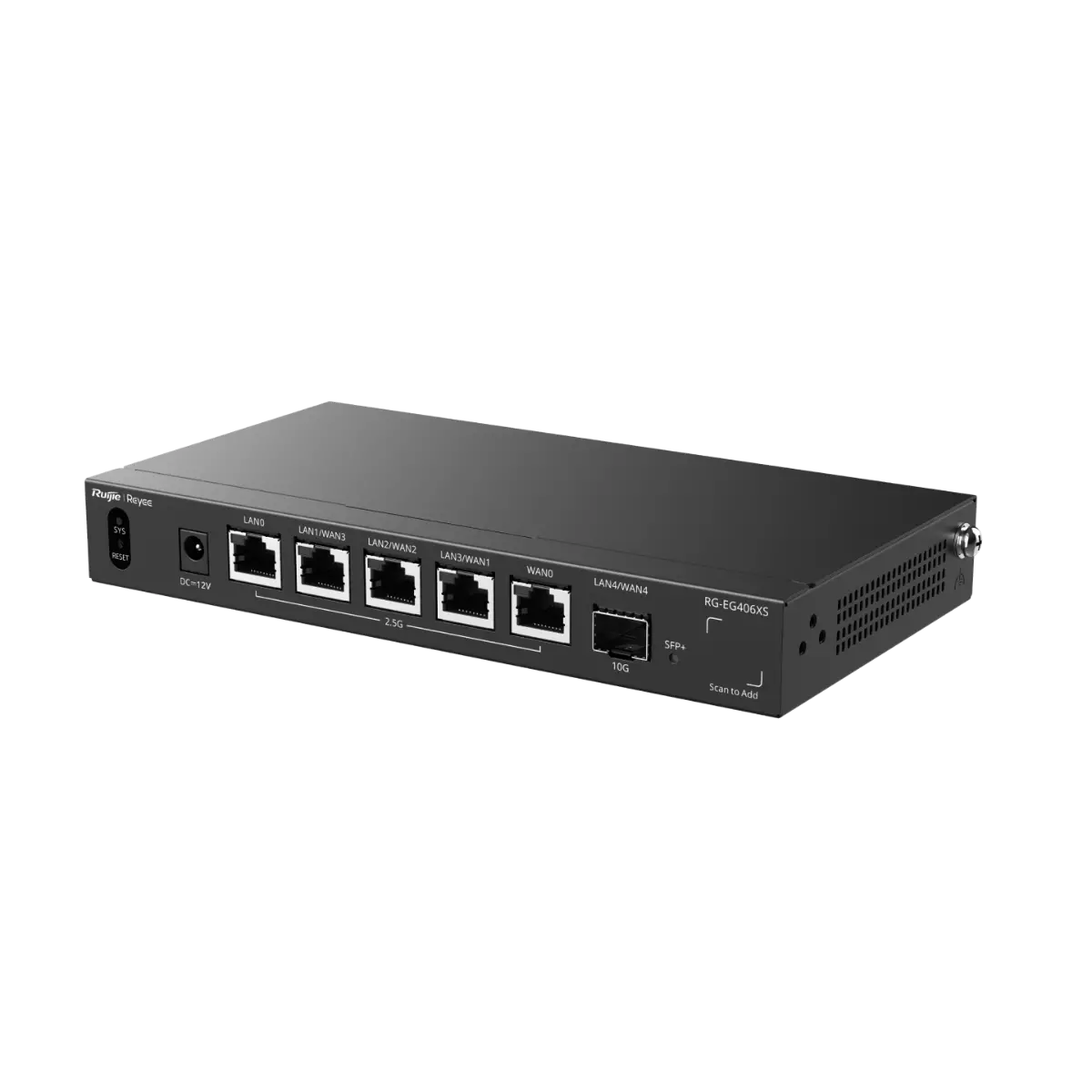 Рутер Ruijie RG-EG406XS, 5x2.5G, 400 клиента,Cloud Managed, 1x10G SFP+,5xWAN - image 2