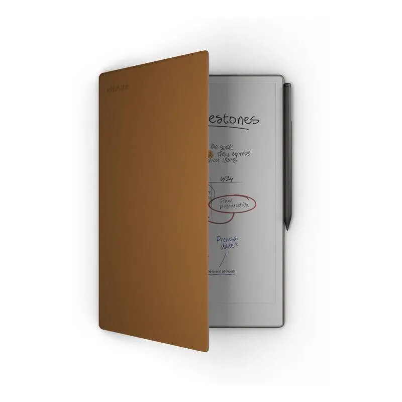 Таблет reMarkable Paper Pro 11.8" в комплект с Marker plus и Калъф Premium Brown Leather Book Folio - image 4