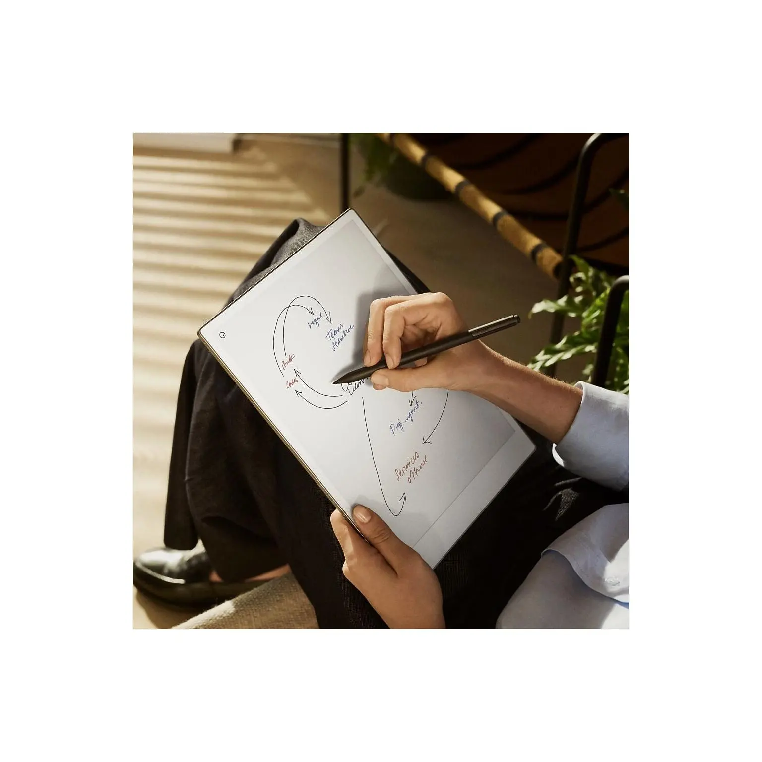 Таблет reMarkable Paper Pro 11.8" в комплект с Marker plus и Калъф Premium Brown Leather Book Folio - image 7