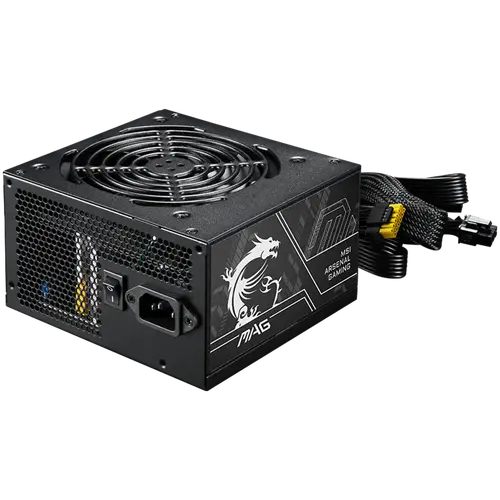 MSI MAG A750BN PCIE5 II, 750W, 80 Plus Bronze, 120mm Low Noise Fan, Protections: OVP/OCP/SCP/OPP/UVP, Dimensions: 140mmx150mmx86mm, 5Y Warranty - image 1