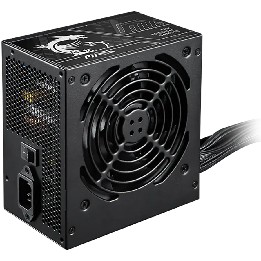 MSI MAG A750BN PCIE5 II, 750W, 80 Plus Bronze, 120mm Low Noise Fan, Protections: OVP/OCP/SCP/OPP/UVP, Dimensions: 140mmx150mmx86mm, 5Y Warranty - image 2