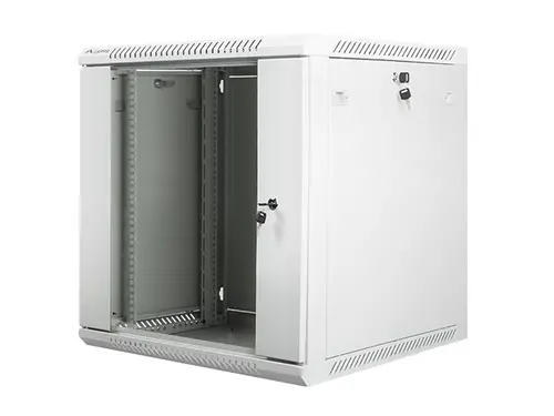 Комуникационен шкаф, Lanberg rack cabinet 19” wall-mount 12U / 600x600 for self-assembly (flat pack), grey - image 2