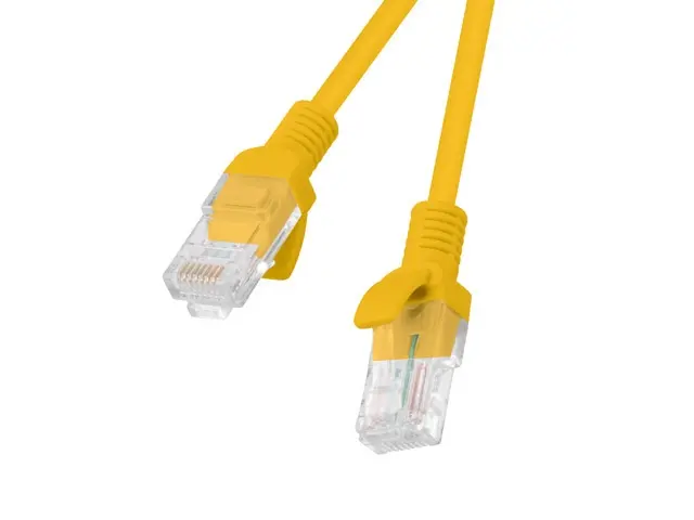 Кабел, Lanberg patch cord CAT.5E 2m, orange