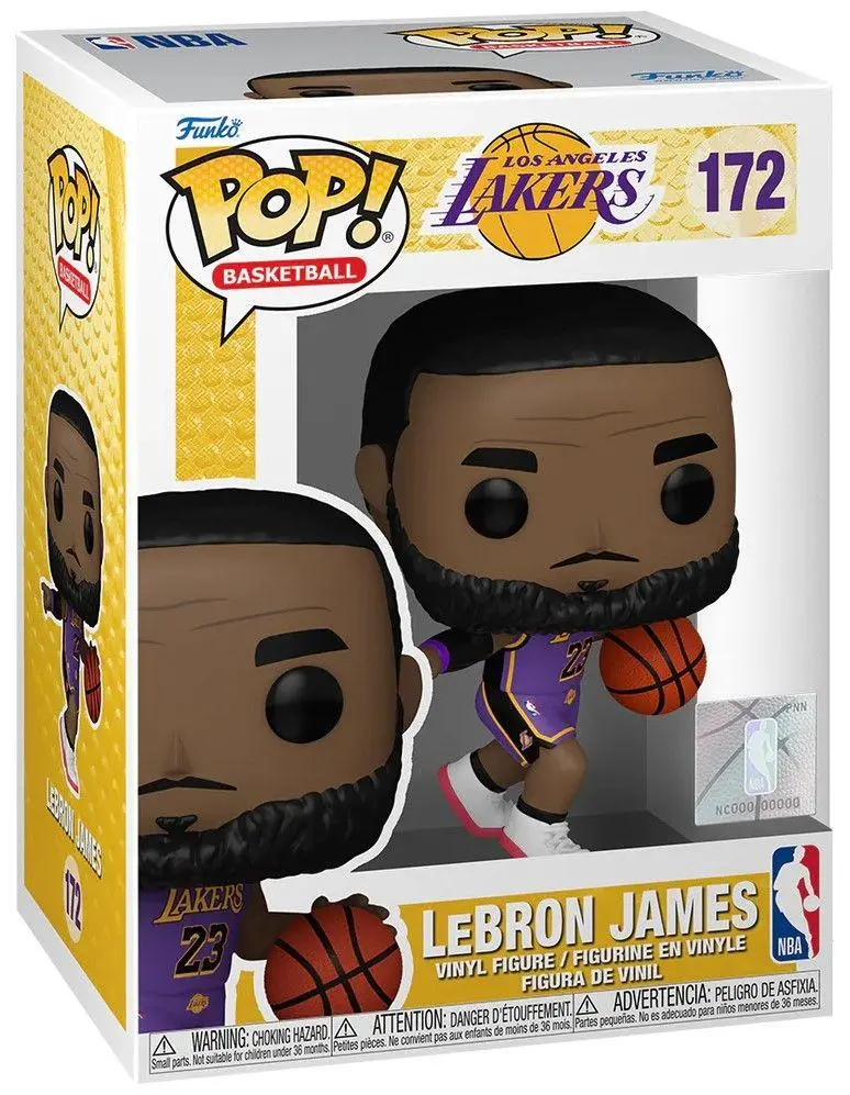 Фигурка Funko Pop! Basketball: NBA Los Angeles Lakers - LeBron James #172 - image 1