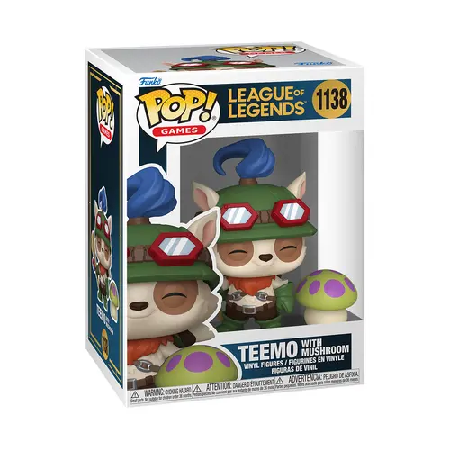 Фигурка Funko Pop! Games: League of Legends - Teemo with Mushroom #1138 - image 1